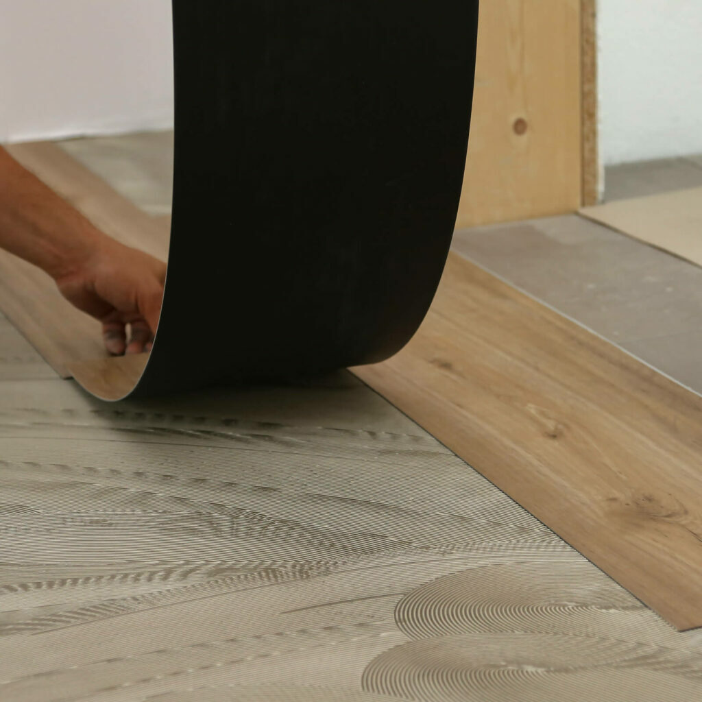 Vinyl installation | The Carpet Gallery