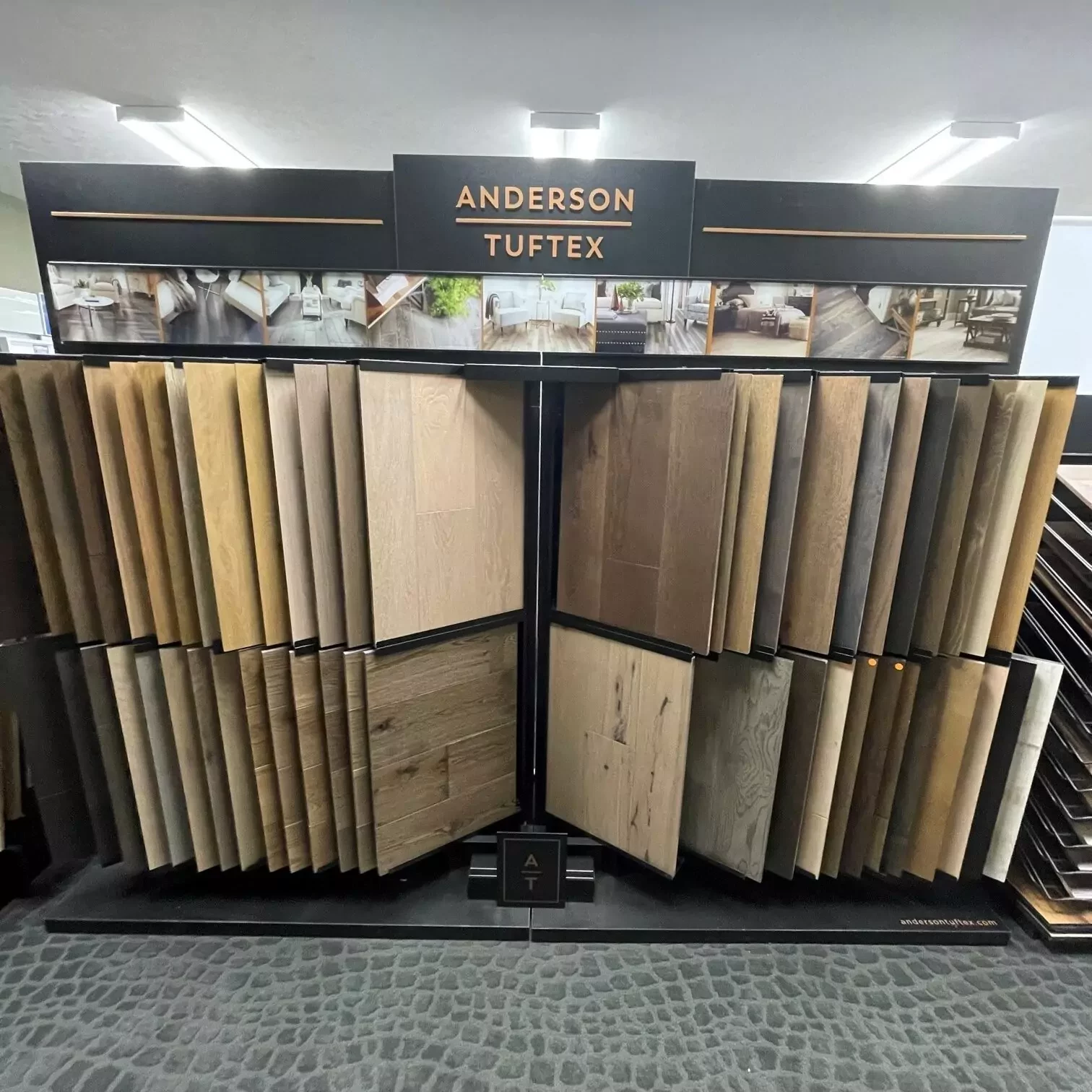 the-carpet-gallery-anderson-tuftex-hardwood-display